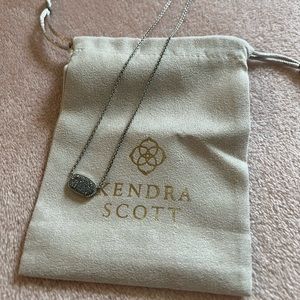 Grey Drusy Kendra Scott Necklace